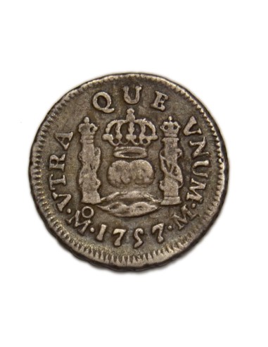 FERNANDO VI - 1/2 Real 1757 México