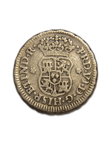 FERNANDO VI - 1/2 Real 1758 México