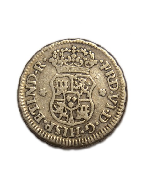 FERNANDO VI - 1/2 Real 1758 México