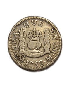 FERNANDO VI - 1/2 Real 1758 México