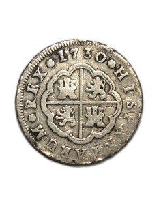 FELIPE V -  2 Reales 1730 Madrid 2