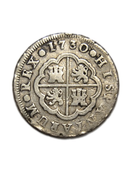 FELIPE V -  2 Reales 1730 Madrid