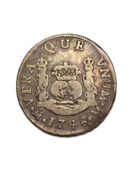 FELIPE V -  2 Reales 1746 México