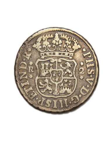 FELIPE V -  2 Reales 1746 México