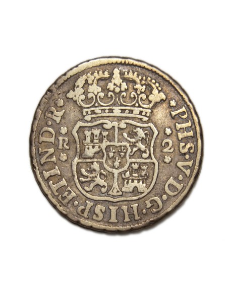 FELIPE V -  2 Reales 1746 México