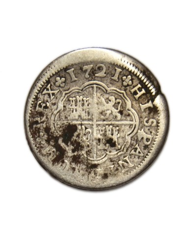 FELIPE V -  1 Real 1721 Segovia