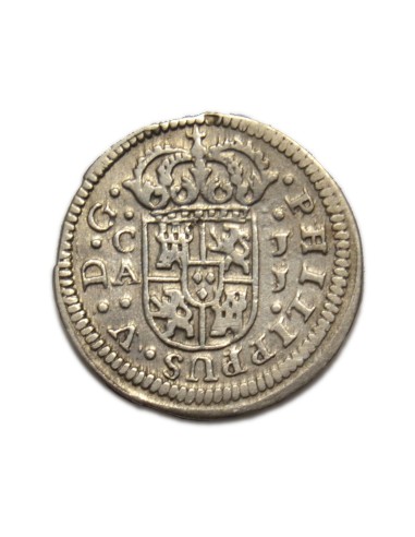 FELIPE V -  1/2 Real 1719 Cuenca