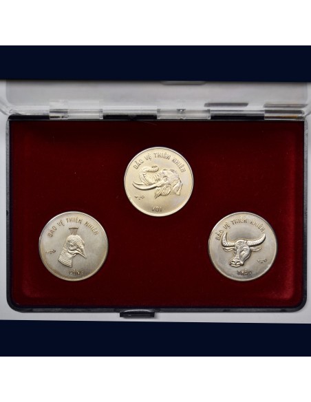 VIETNAM (1989-1987) - 10 DONG  (3 monedas)