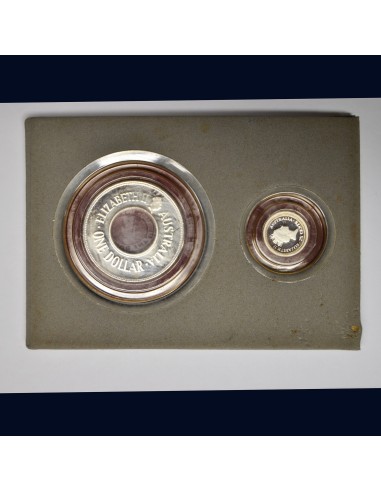 AUSTRALIA 1989 - 1 DOLLAR - 25  CENTS (Holey Dollar & Dump)