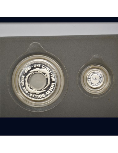 AUSTRALIA 1989 - 1 DOLLAR - 25  CENTS (Holey Dollar & Dump)