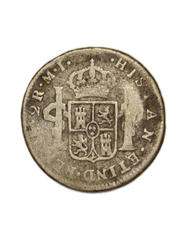 CARLOS III - 2 Reales 1785 Lima
