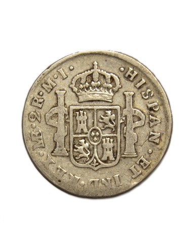 CARLOS III - 2 Reales 1787 Lima