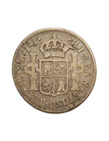 CARLOS III - 2 Reales 1788 Lima