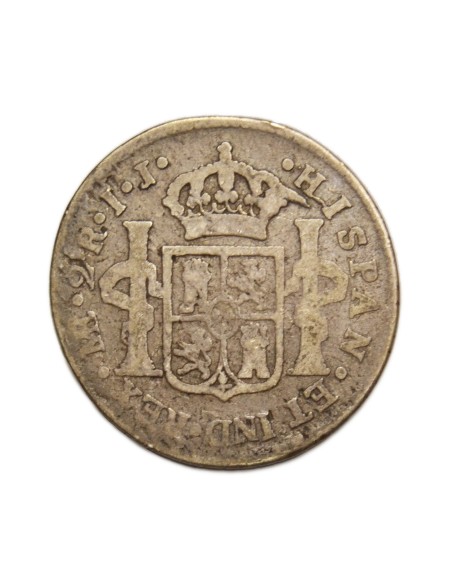 CARLOS III - 2 Reales 1788 Lima