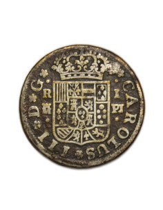 CARLOS III - 1 Real 1766 Madrid