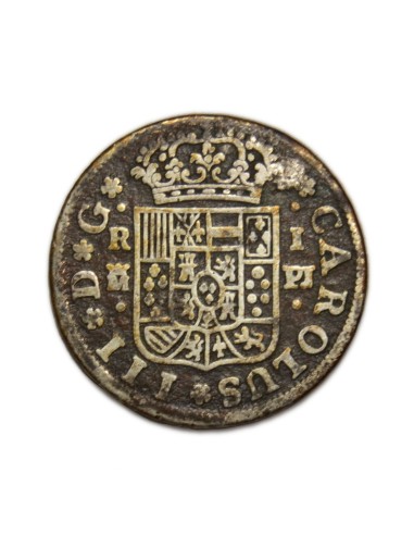 CARLOS III - 1 Real 1766 Madrid