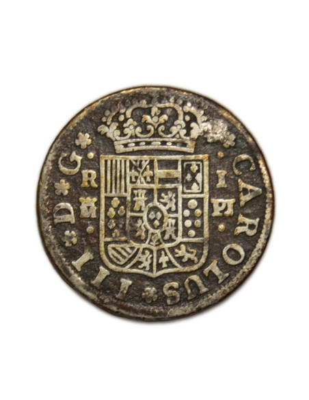 CARLOS III - 1 Real 1766 Madrid