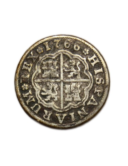 CARLOS III - 1 Real 1766 Madrid