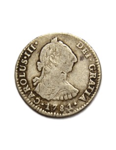 CARLOS III - 1 Real 1781 Potosí