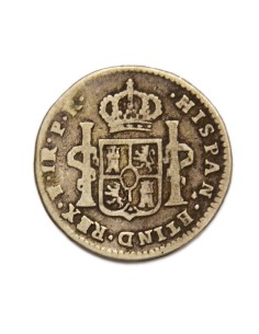 CARLOS III - 1 Real 1784 Potosí 2