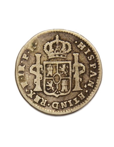 CARLOS III - 1 Real 1784 Potosí