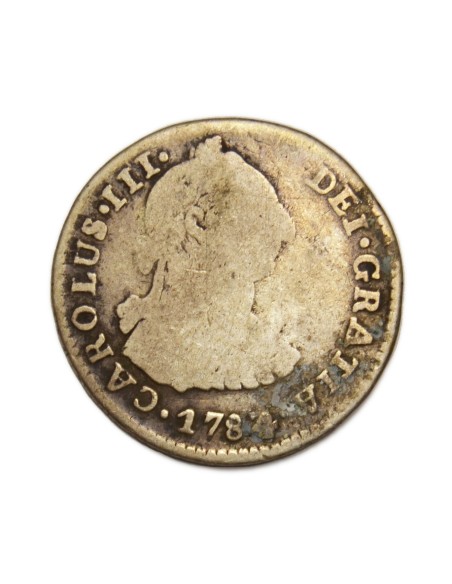 CARLOS III - 1 Real 1784 Potosí