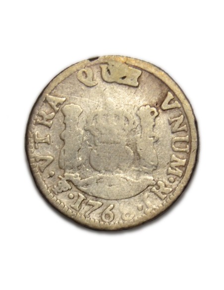 CARLOS III - 1/2 Real 1768 Potosí