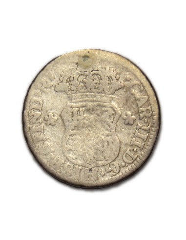 CARLOS III - 1/2 Real 1768 Potosí