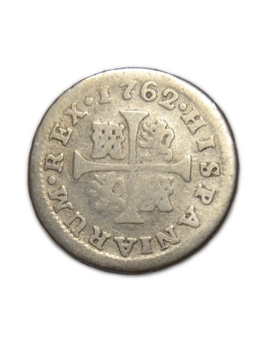 CARLOS III - 1/2 Real 1762 Madrid