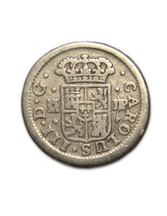CARLOS III - 1/2 Real 1762 Madrid