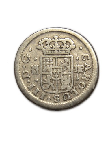 CARLOS III - 1/2 Real 1762 Madrid