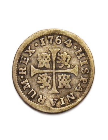 CARLOS III - 1/2 Real 1764 Madrid