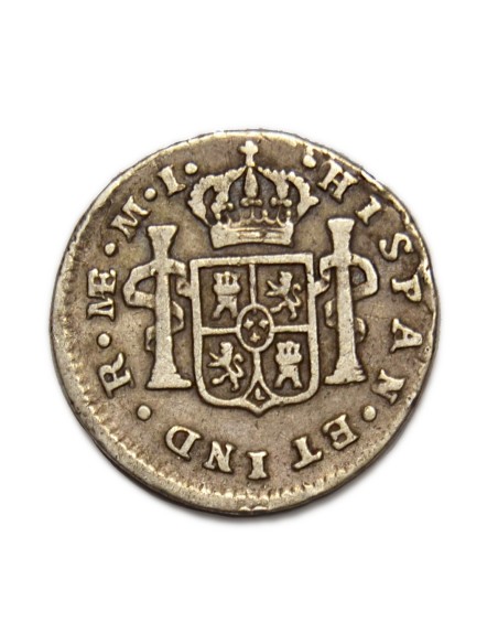 CARLOS III - 1/2 Real 1786 Lima