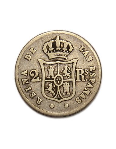 ISABEL II - 2 reales 1852 Sevilla