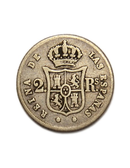 ISABEL II - 2 reales 1852 Sevilla