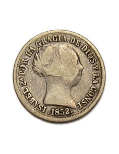 ISABEL II - 2 reales 1852 Sevilla