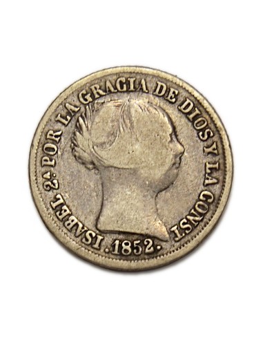 ISABEL II - 2 reales 1852 Sevilla