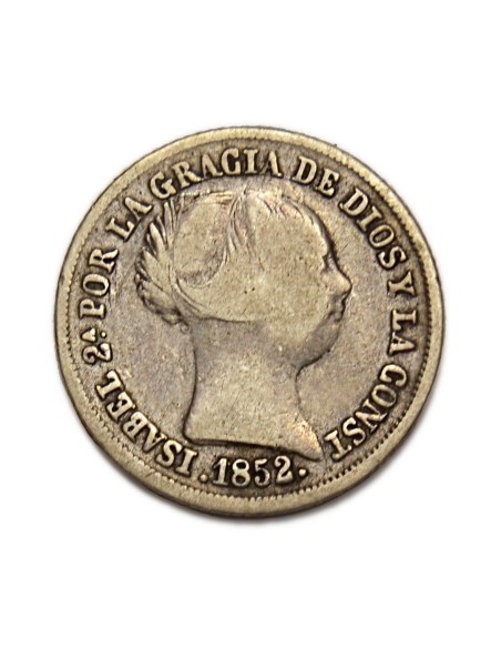 ISABEL II - 2 reales 1852 Sevilla