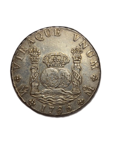 CARLOS III - 8 REALES 1766 México