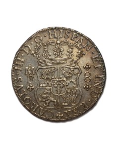 CARLOS III - 8 REALES 1766 México 2