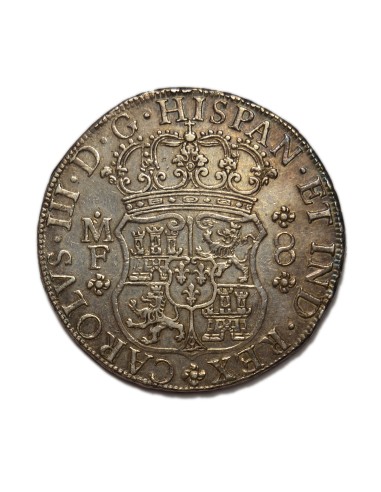 CARLOS III - 8 REALES 1766 México
