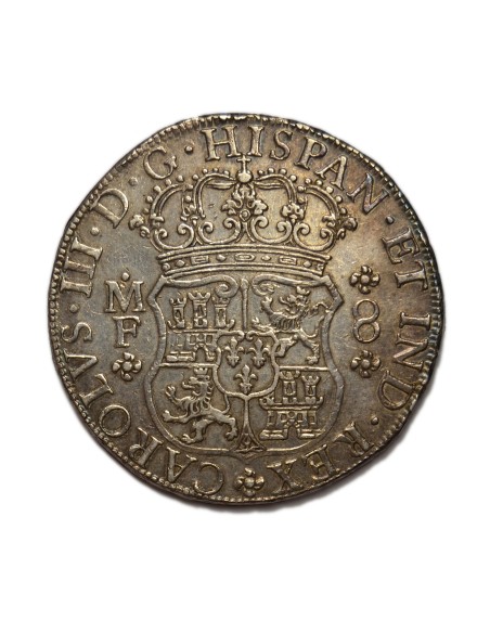CARLOS III - 8 REALES 1766 México