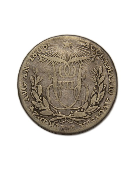FERNANDO VII - Medalla Proclamación - módulo 2 Reales 1808 Madrid