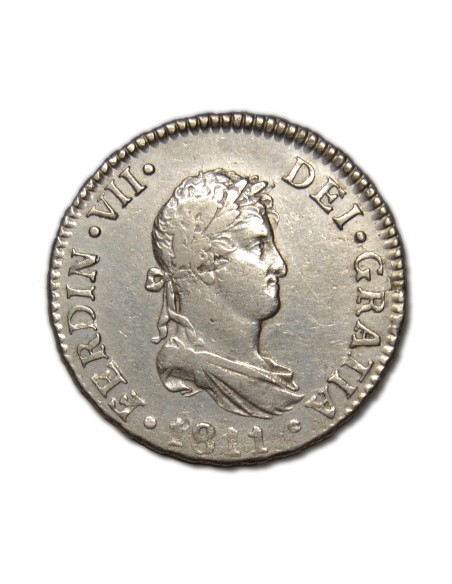 FERNANDO VII - 2 Reales 1811 Cádiz