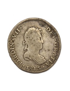 FERNANDO VII - 2 Reales 1815 Lima