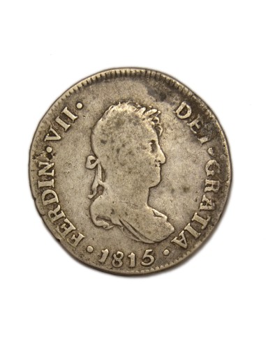 FERNANDO VII - 2 Reales 1815 Lima