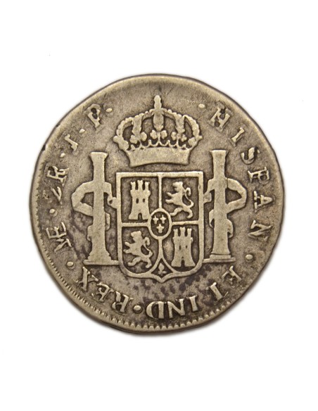FERNANDO VII - 2 Reales 1815 Lima
