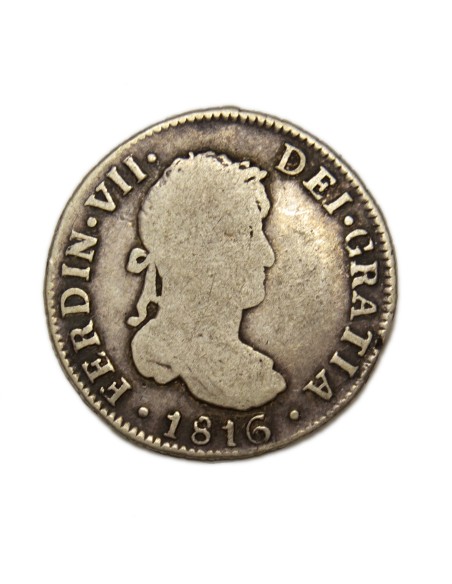 FERNANDO VII - 2 Reales 1816 Potosí