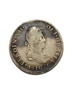 FERNANDO VII - 2 Reales 1816 Lima