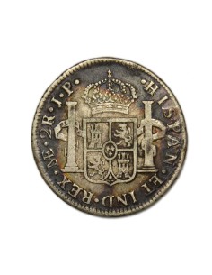 FERNANDO VII - 2 Reales 1816 Lima 2